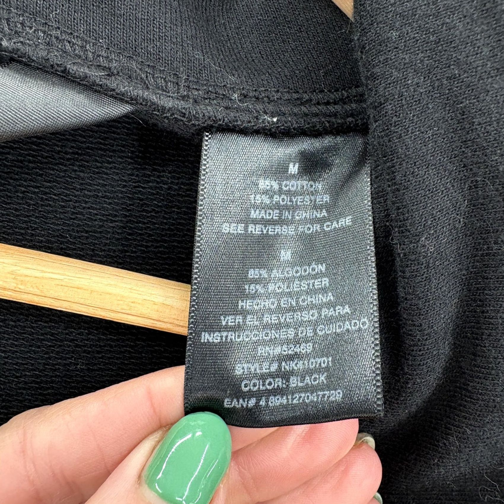 Norma Kamali Norma Kamali Coat Womens Medium Black French Terry Zip Elastic Waist Pockets Size M / US 6-8 / IT 42-44 - 5 Thumbnail