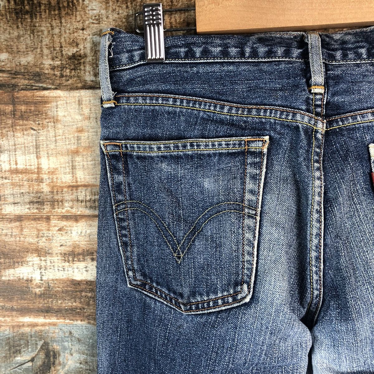 Levi's Levis Blue Distressed Denim Pants #A2076 Size US 29 - 17 Thumbnail