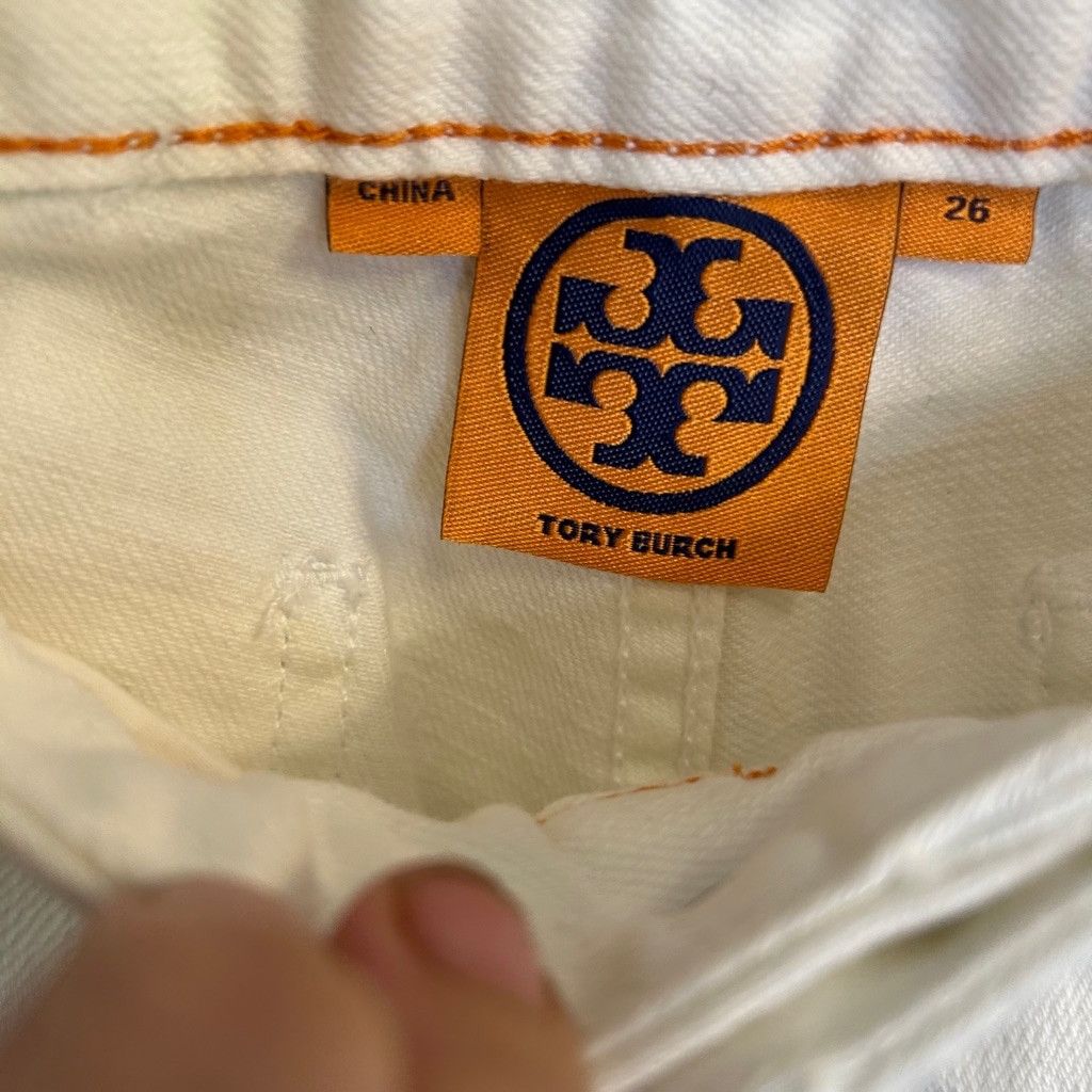 Tory Burch Women's Tory Burch White Jeans Size 26 Size 26" / US 2 / IT 38 - 3 Thumbnail