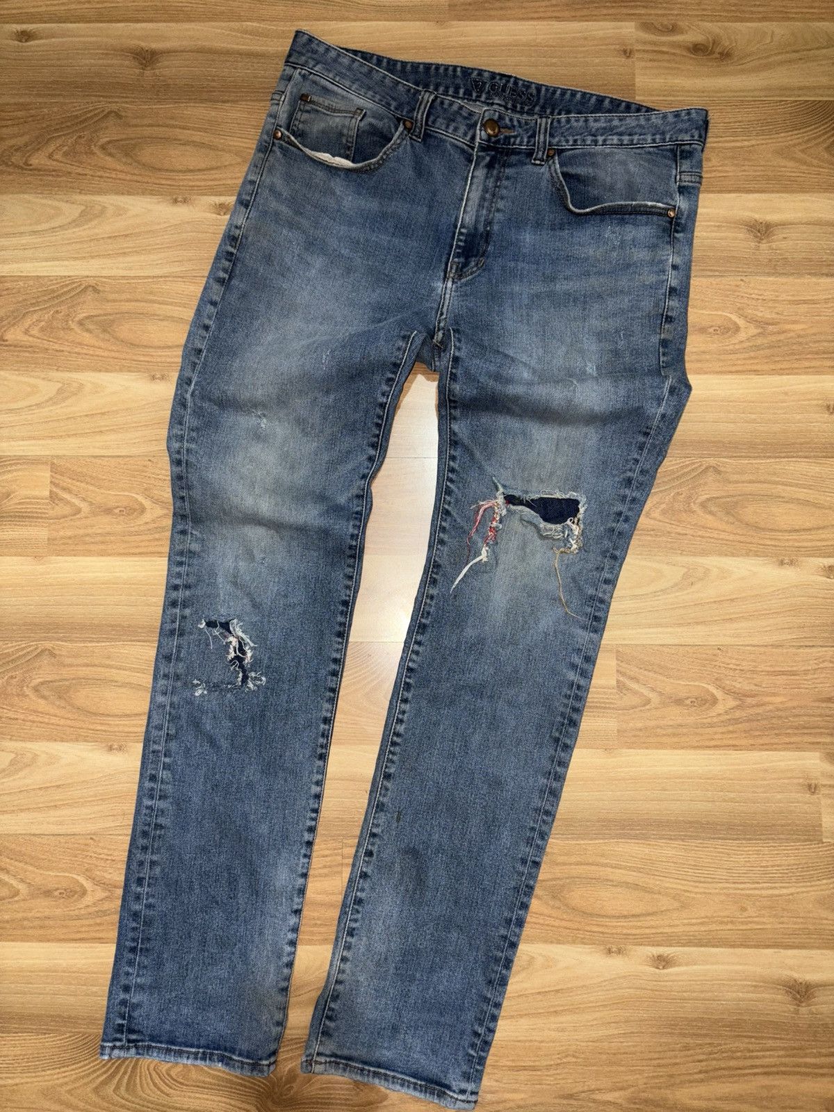 Guess VTG x Guess x Streetwear x Jeans Size US 34 / EU 50 - 1 Thumbnail