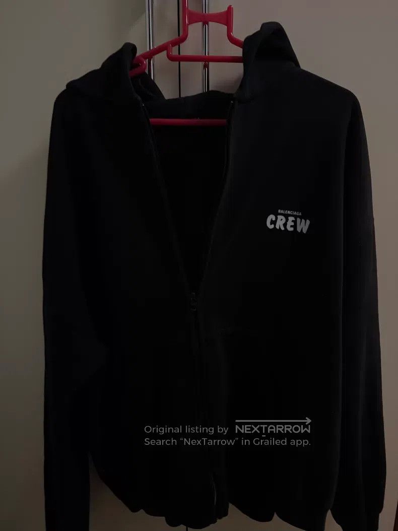 Balenciaga Balenciaga Crew Neck Hooded Jacket Size US M / EU 48-50 / 2 - 1 Thumbnail