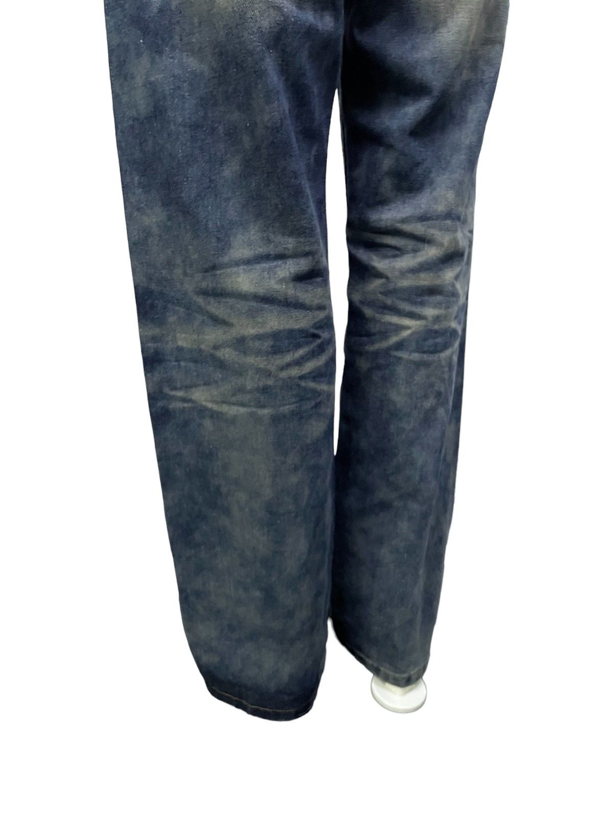 GOSTAR DE FUGA × Hysteric Glamour × Japanese Brand Martin Kustom Enzyme Mud Wash Distressed Jeans Size US 34 / EU 50 - 8 Thumbnail
