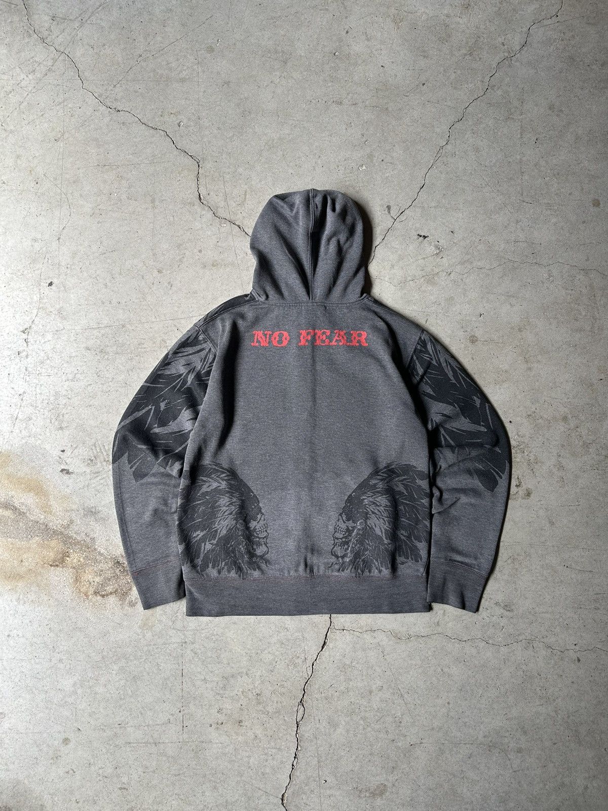 No Fear × Playboi Carti Y2K Vintage No Fear zip up hoodie Size US S / EU 44-46 / 1 - 2 Thumbnail