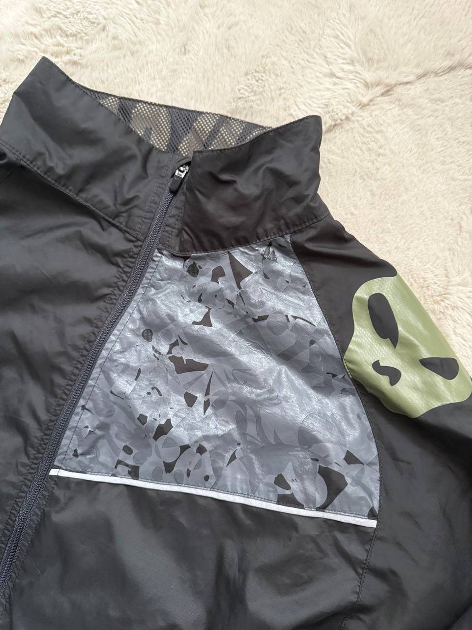 Nike Vintage Nike Windbreaker Jacket Grey Fit Storm Athletic zip Size US XL / EU 56 / 4 - 6 Thumbnail