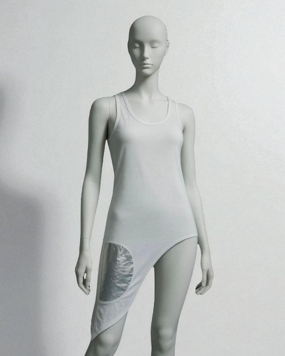 Yohji Yamamoto Yohji Yamamoto “Silver Thought” Tank Top. Coming Soon Line. Size S / US 4 / IT 40 - 7 Thumbnail