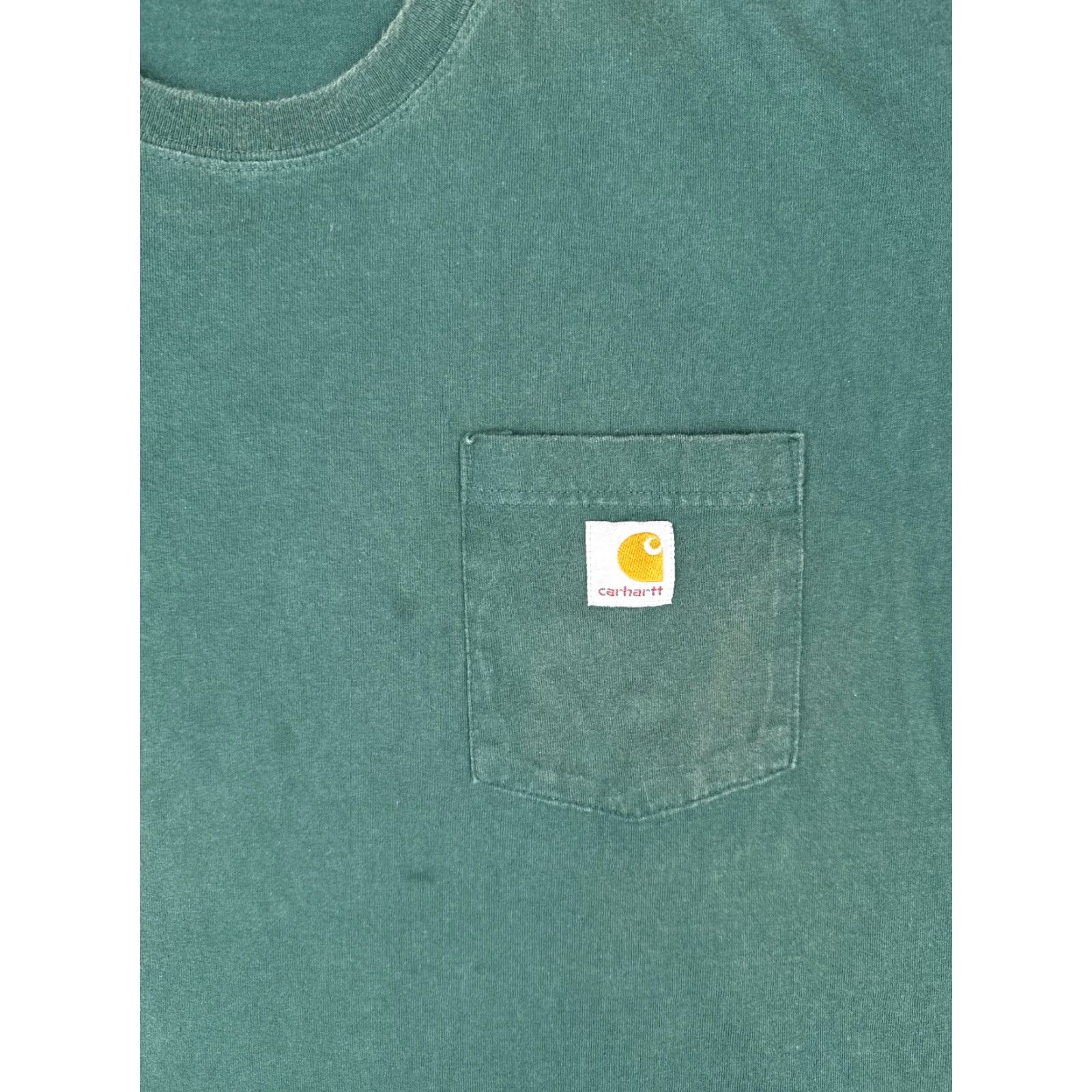 Carhartt VINTAGE Carhartt Shirt Mens 2XL Green Short Sleeve Pocket Crew Cotton Blend READ Size US XXL / EU 58 / 5 - 6 Thumbnail