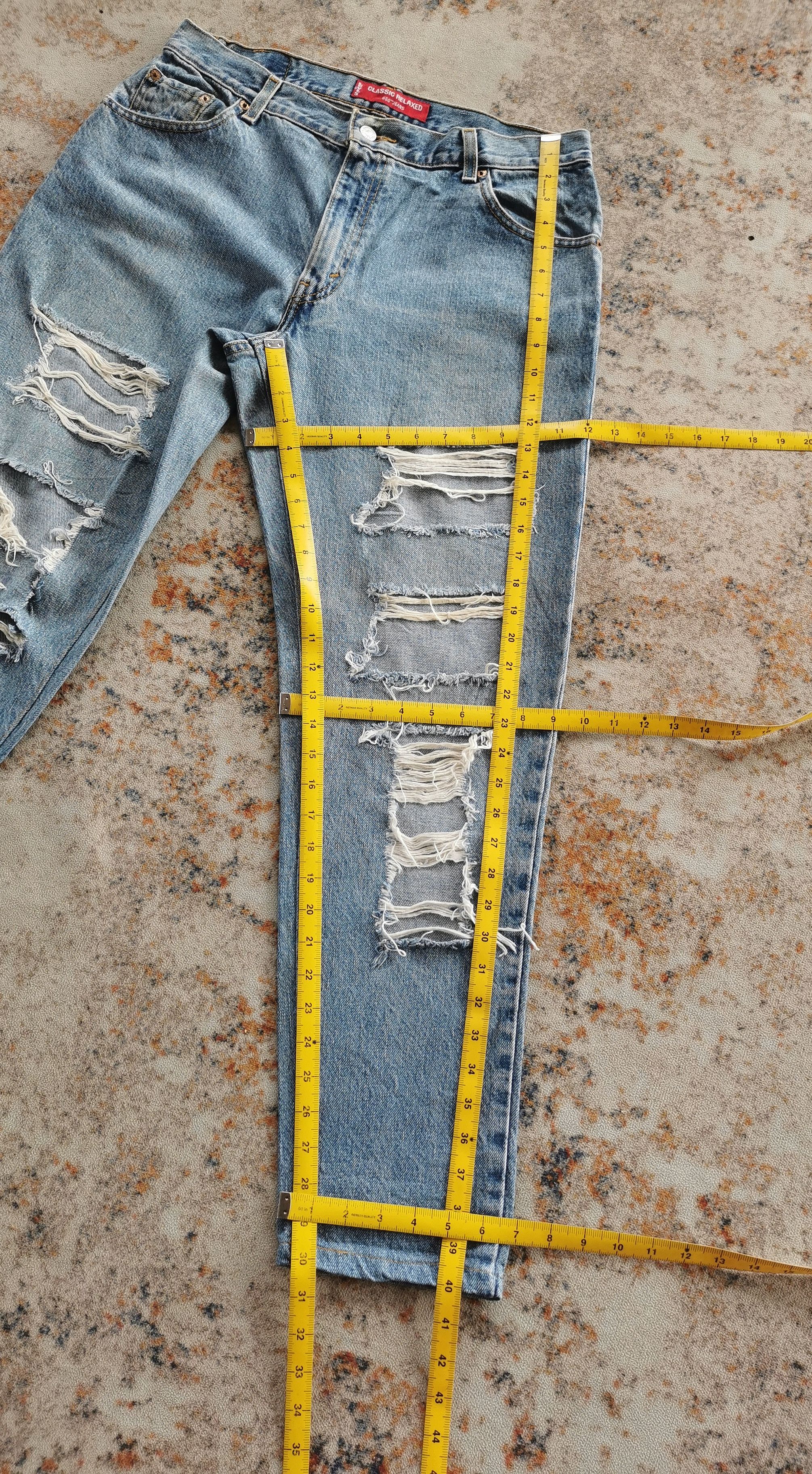Levi's Thrashed Vintage LEVIS classic relaxed 550 jeans Size M/32 Size 32" / US 10 / IT 46 - 7 Thumbnail