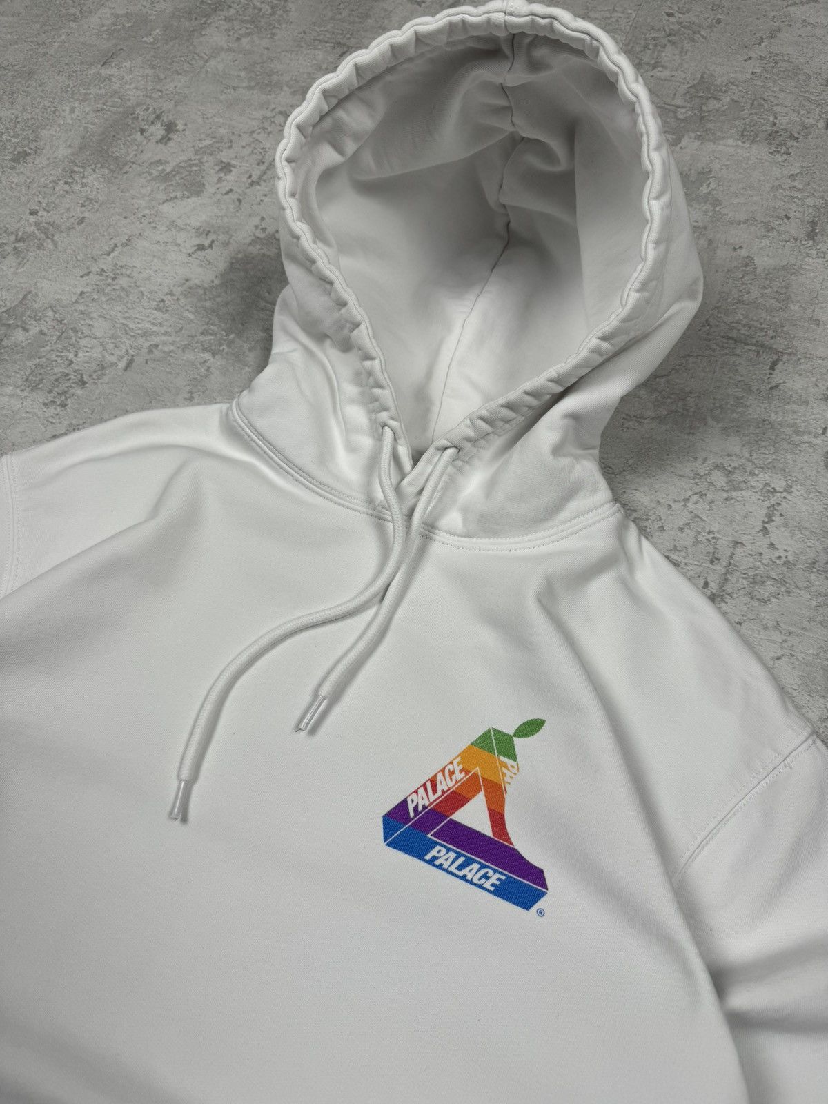 Palace Palace Jobsworth White Hoodie Big Logo Size L Size US L / EU 52-54 / 3 - 11 Thumbnail