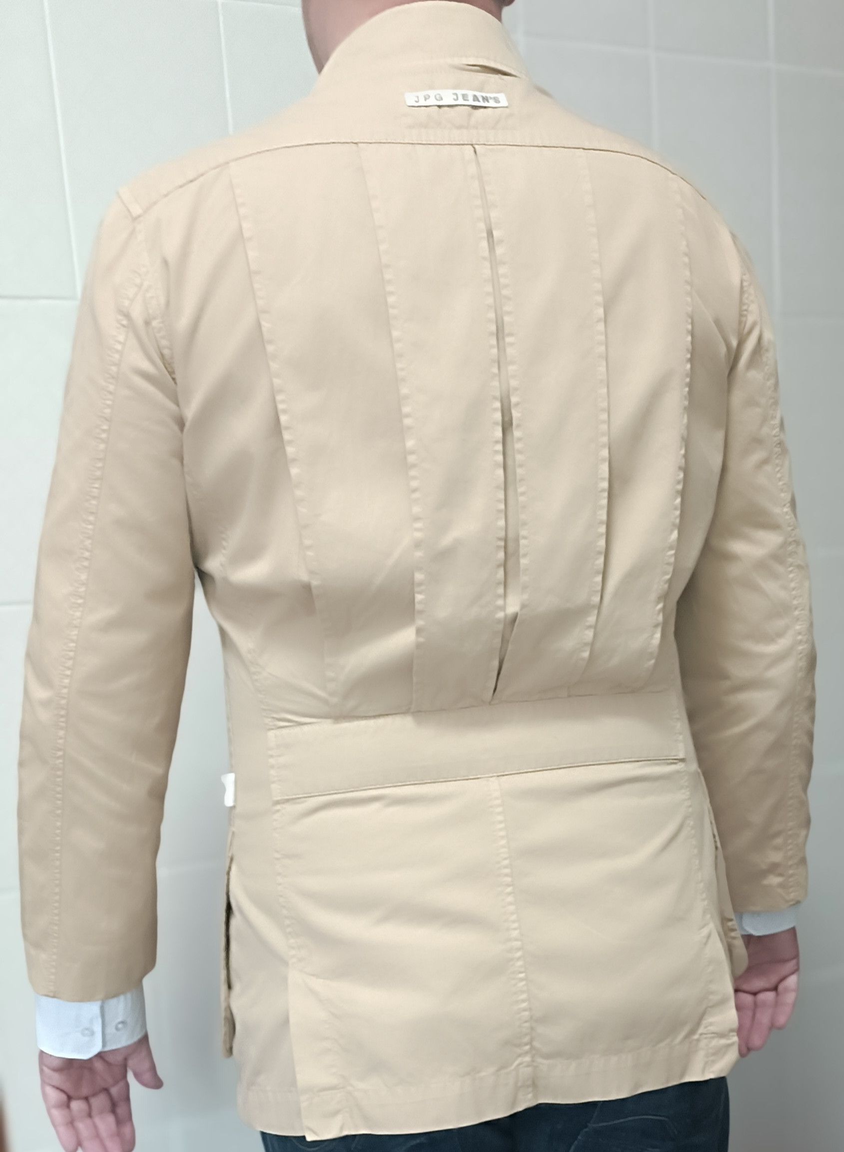 Jean Paul Gaultier SS2003 - Parachute light beige jacket Size US M / EU 48-50 / 2 - 3 Thumbnail
