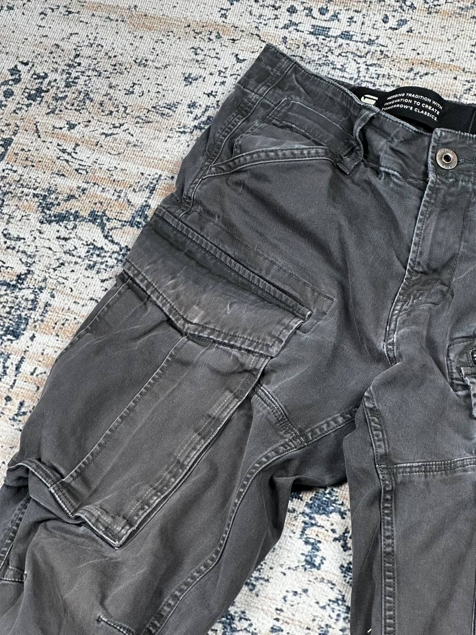 G-Star Vintage G Star Raw Arc Cargo Tapered Pants Faded Size US 32 / EU 48 - 4 Thumbnail