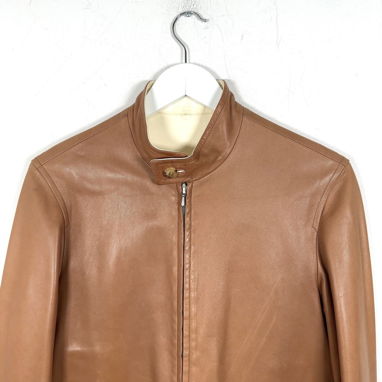 Hermes Hermes Reversible Lambskin Leather Jacket Size US S / EU 44-46 / 1 - 8 Thumbnail