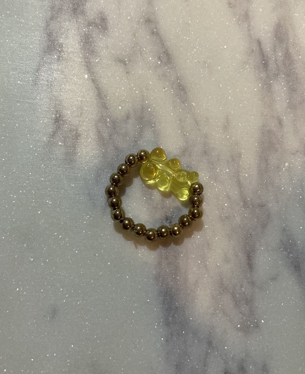 Other Yellow gummie bear ring Size ONE SIZE - 1 Preview