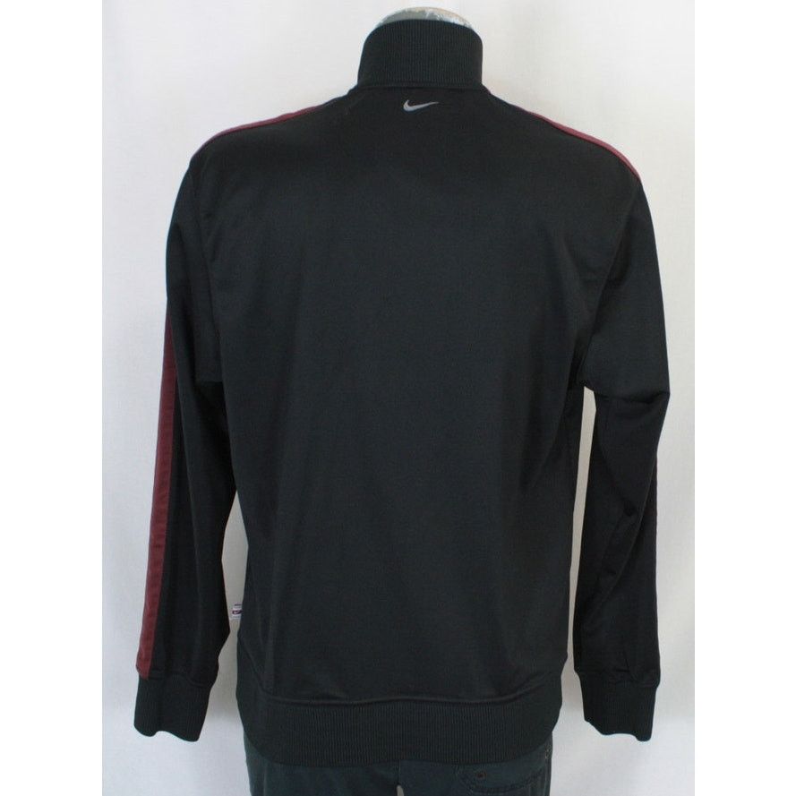 Nike × Vintage Vintage Y2K Nike Varsity Spell Out Black Track Jacket Size US L / EU 52-54 / 3 - 6 Thumbnail