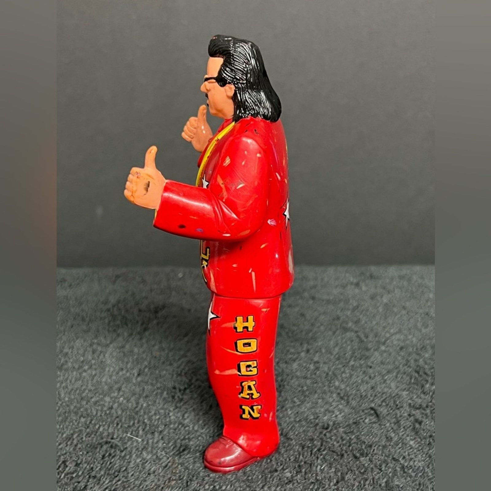 WCW/nWo Vintage OSFTM WCW JIMMY HART Figure RARE RED SUIT Size ONE SIZE - 5 Thumbnail