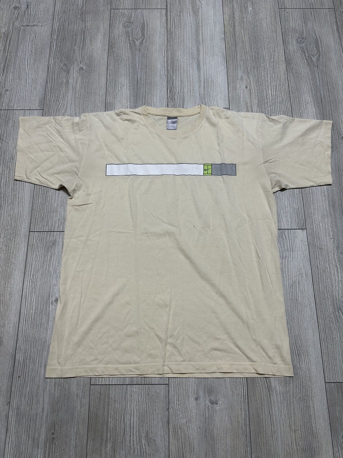 Vintage Vintage Nike Court t-shirt swoosh logo Size US L / EU 52-54 / 3 - 1 Thumbnail