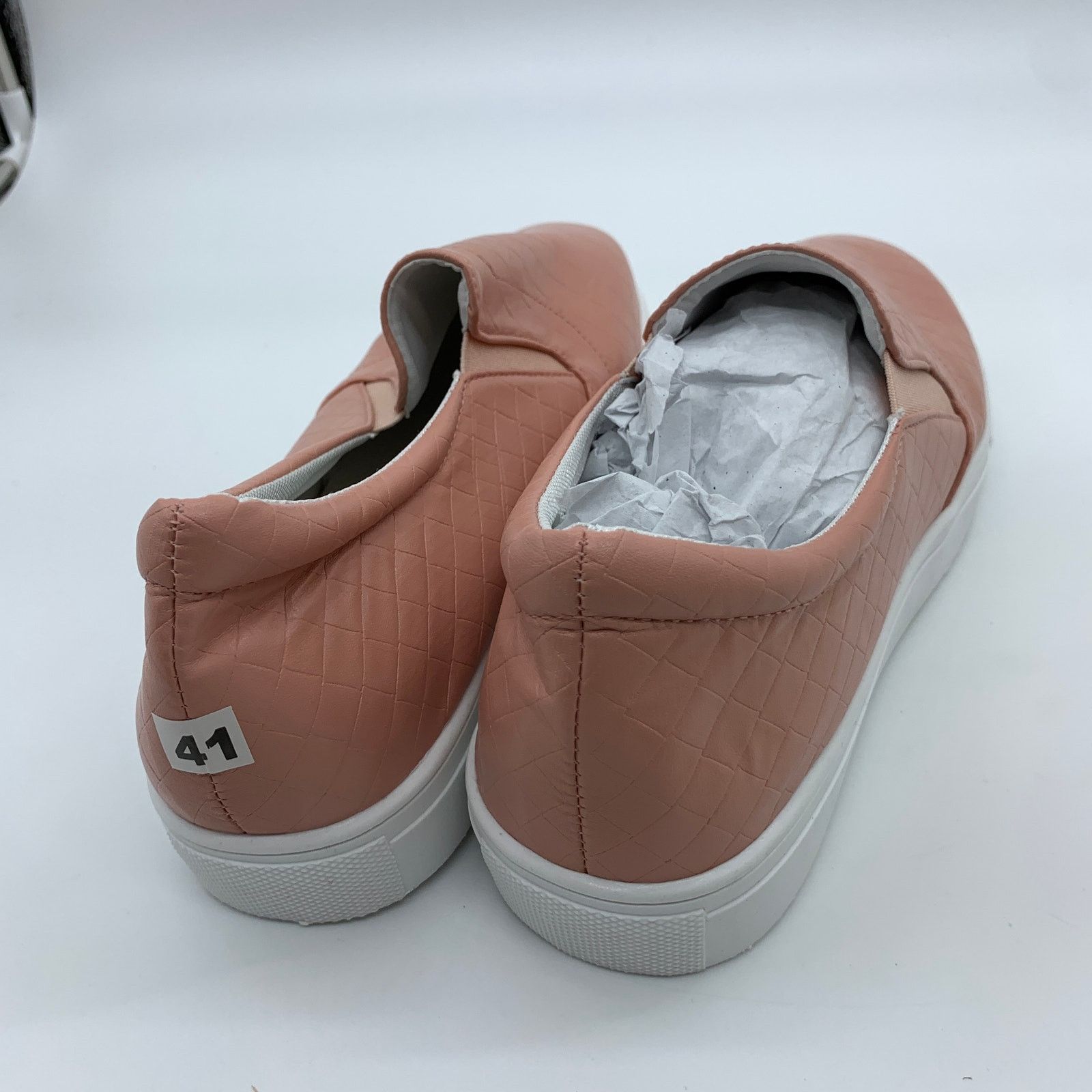 Other Pink Quilted Loafers Women Shoes Size 8.5 Slip On Closed Toe Size US 8.5 / IT 38.5 - 3 Thumbnail