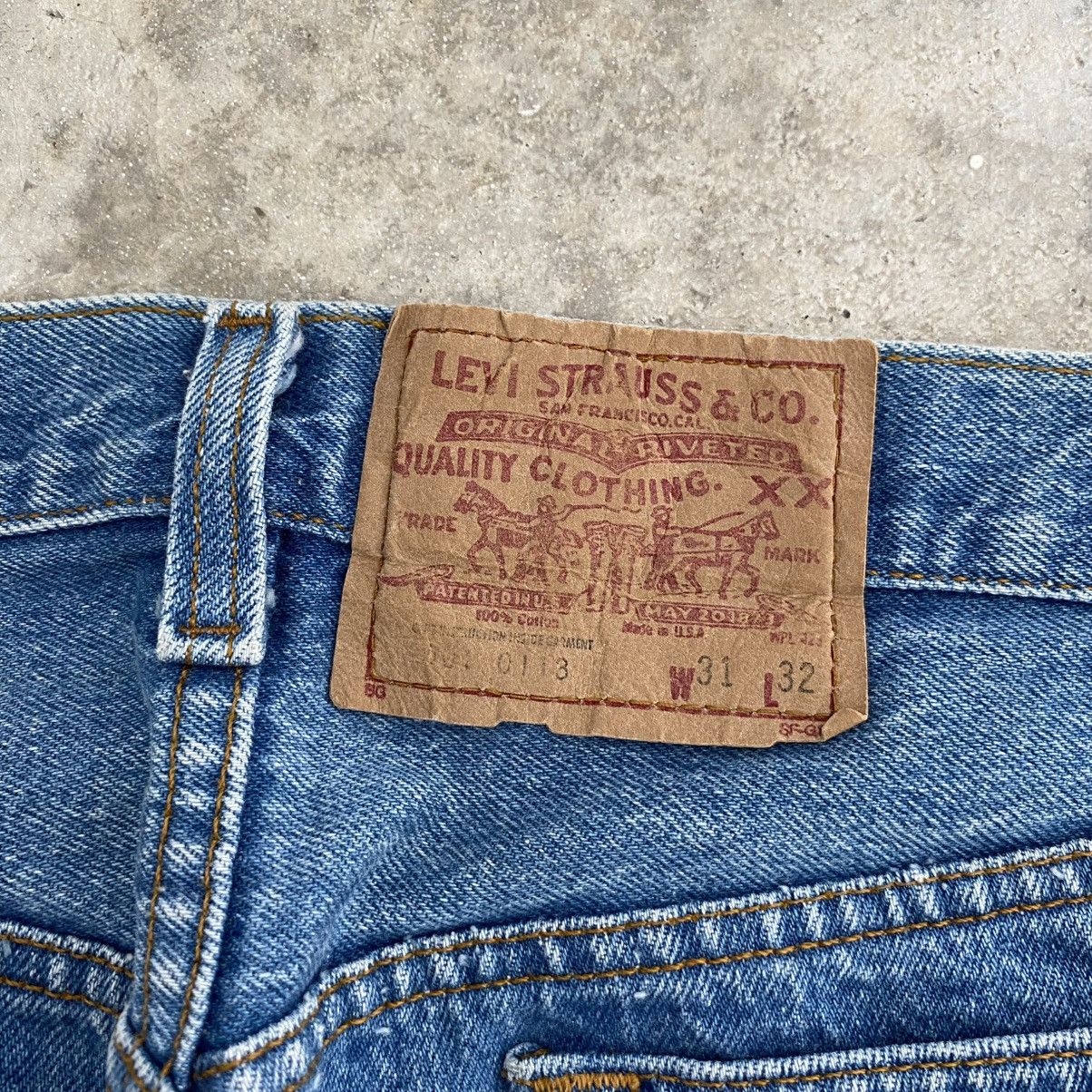 Levi's Vintage 80’s Levis 501 Faded Stonewashed Blue Jeans Size US 30 / EU 46 - 12 Thumbnail
