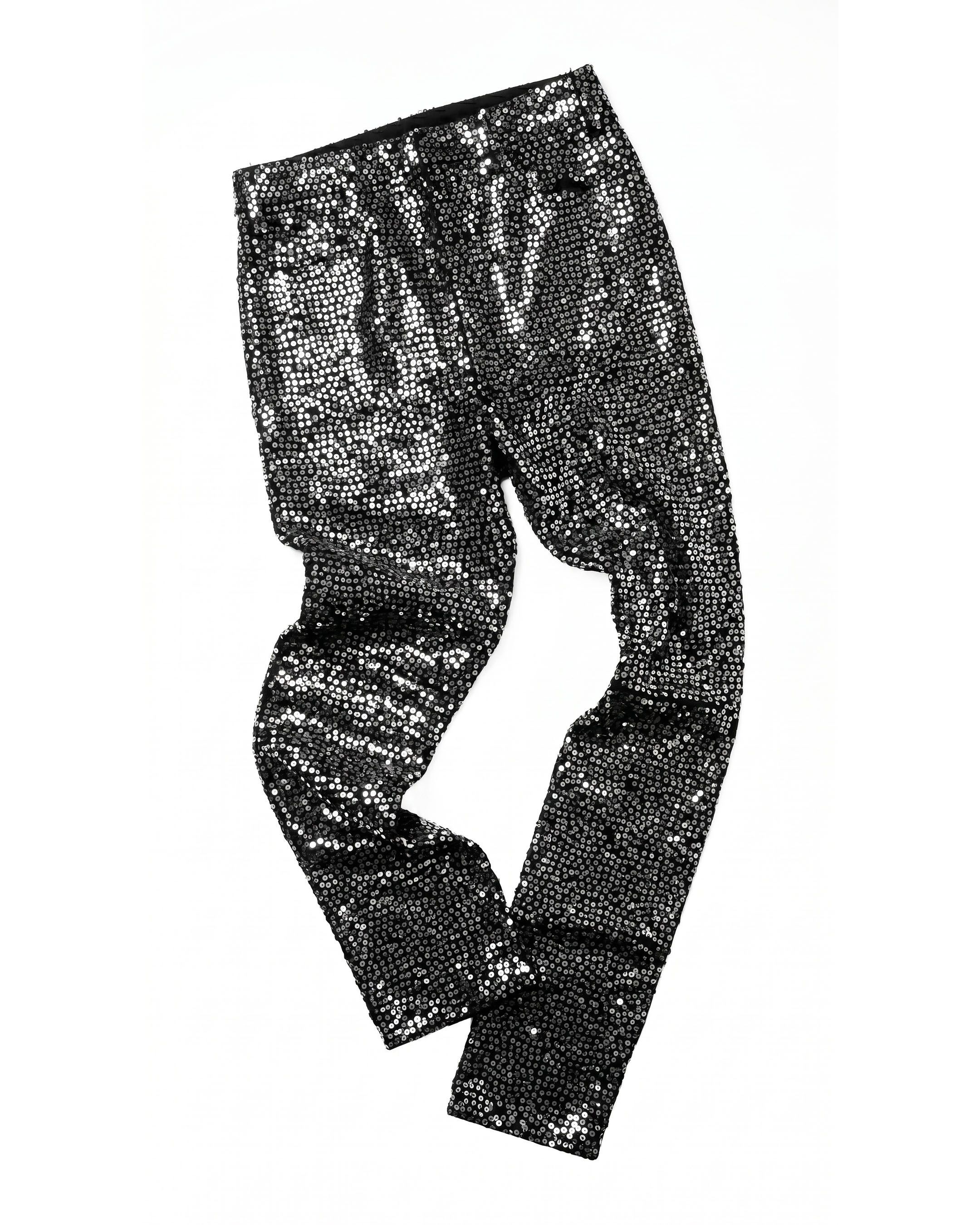 Saint Laurent Paris Saint Laurent Sequin Pants - FW16 Size US 28 / EU 44 - 1 Thumbnail