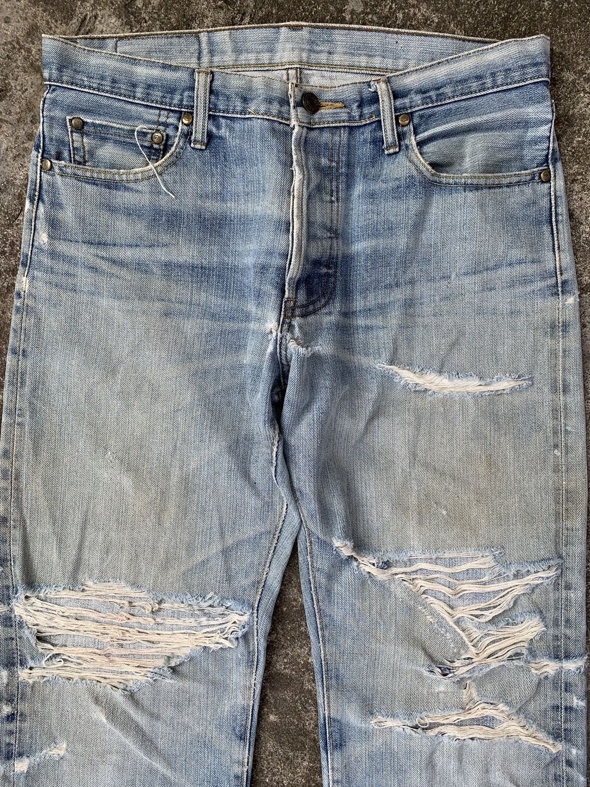 Levi's 🔥ACCOFFER🔥Vintage Levi’s 501 Big E Selvedge Distressed Denim Size US 34 / EU 50 - 4 Thumbnail