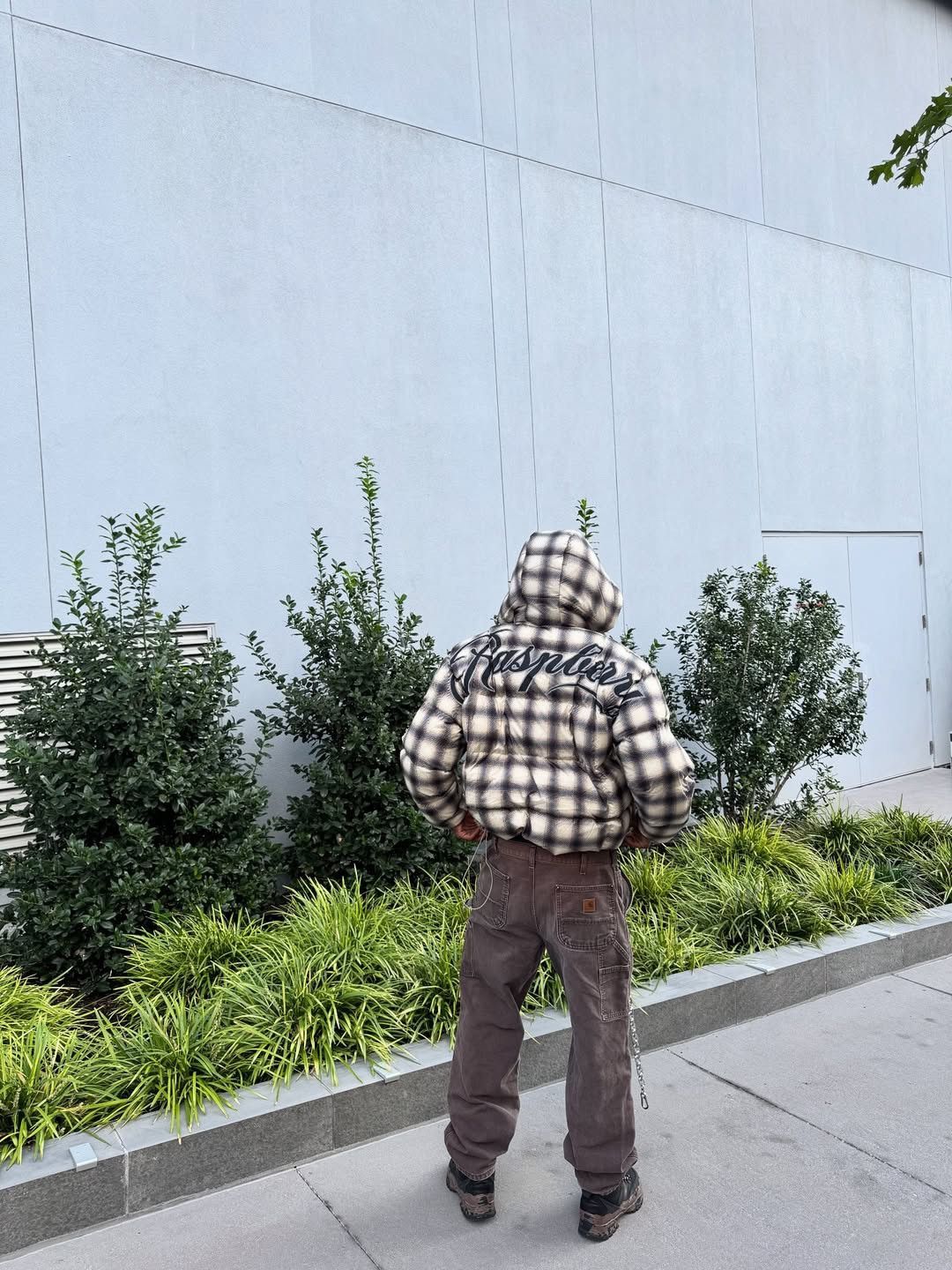 The GV Gallery The GV Gallery Plaid Puffer Waterproof Coat Raspberry Hills Size US S / EU 44-46 / 1 - 8 Thumbnail