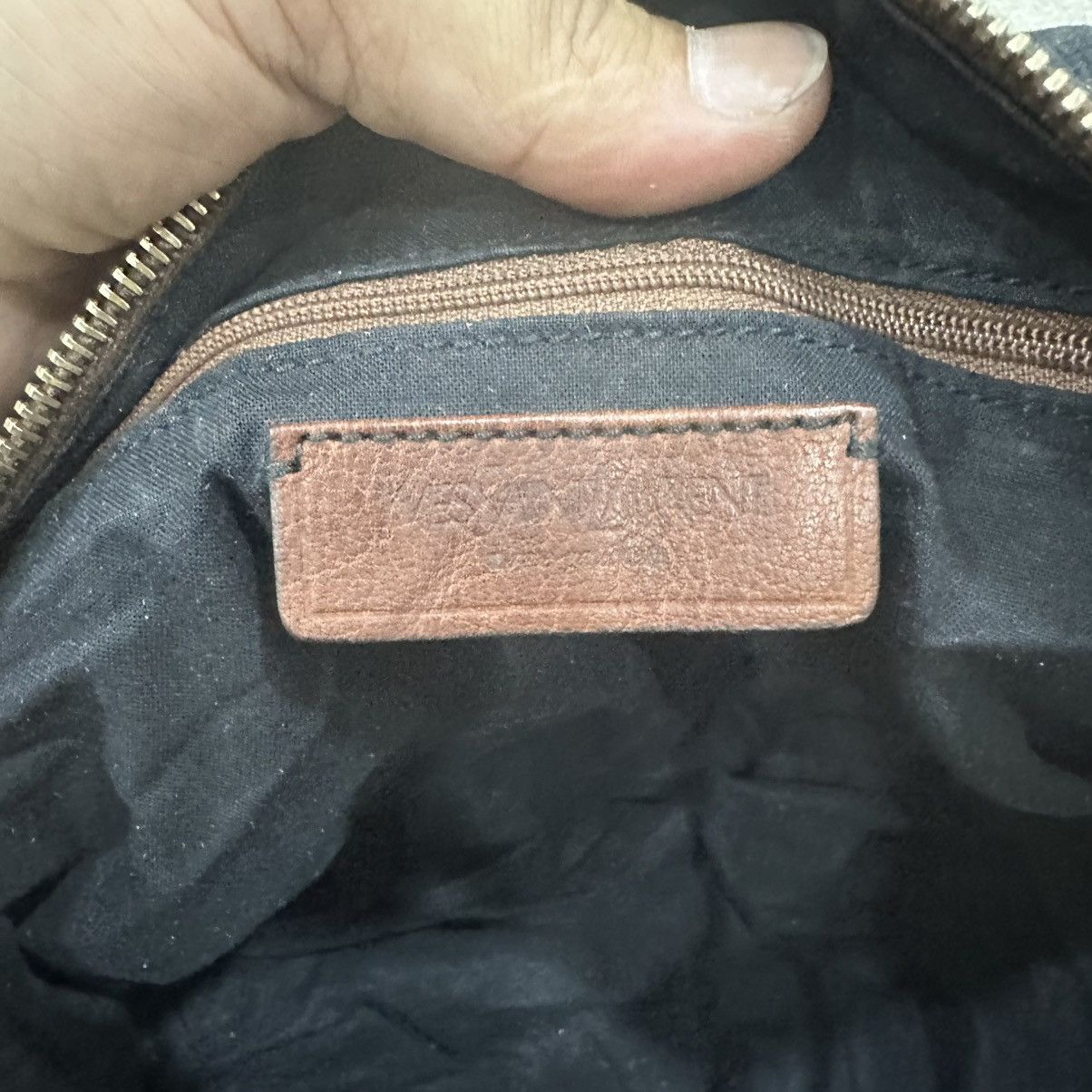 Yves Saint Laurent ‼️LASTDROP‼️ YVES SAINT LAURENT RIVE GAUCHE CANVAS BOTON BAG Size ONE SIZE - 10 Thumbnail