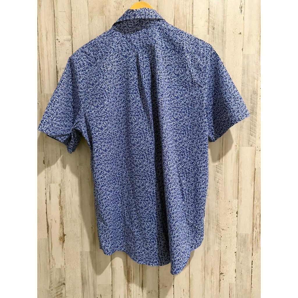 Vineyard Vines Vineyard Vines Men's Slim Fit Floral Blue Button-Up Shirt Size US M / EU 48-50 / 2 - 5 Thumbnail