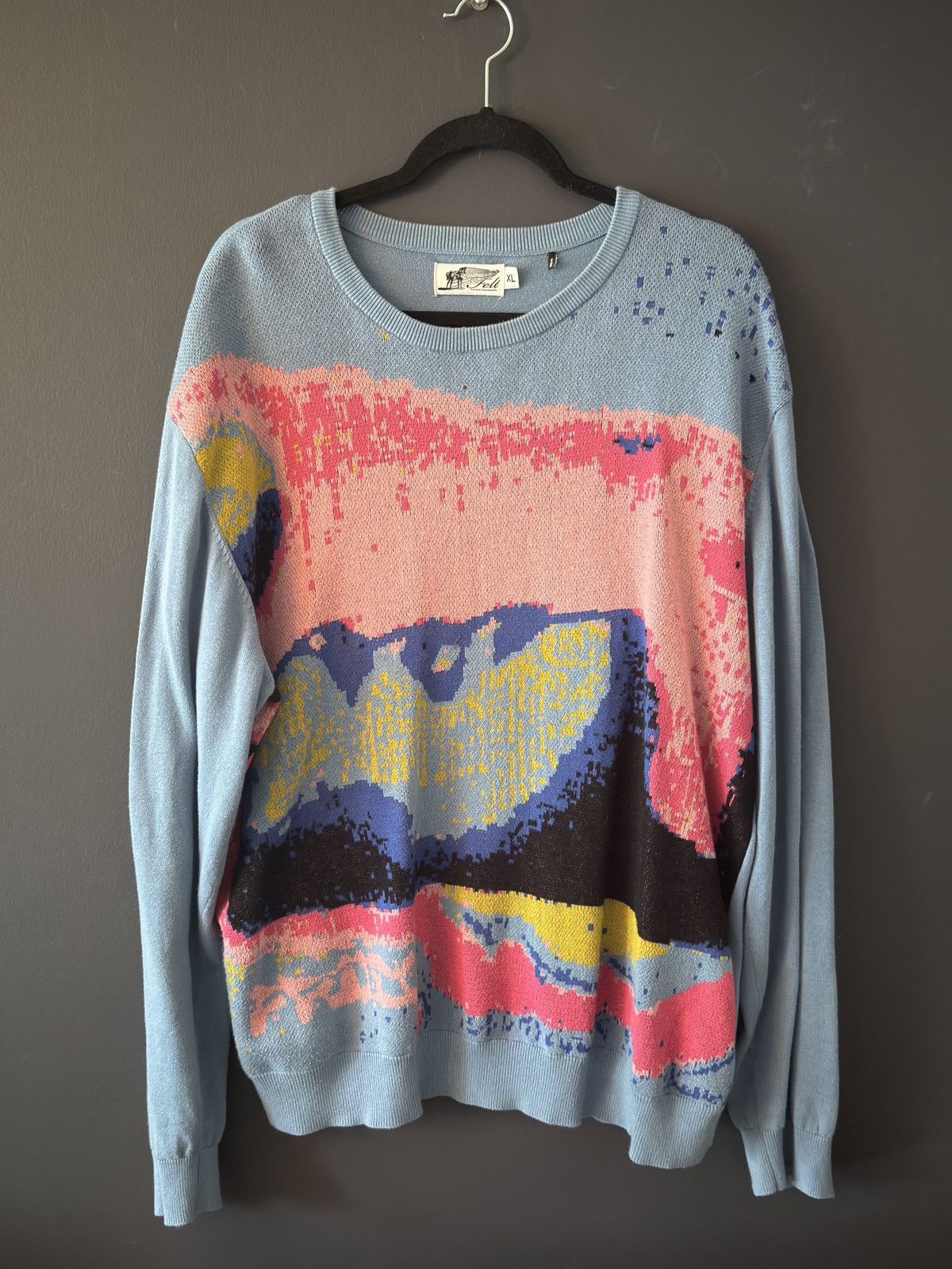 FELT Felt Kisses Cotton Knit Sweater Size US XL / EU 56 / 4 - 1 Thumbnail