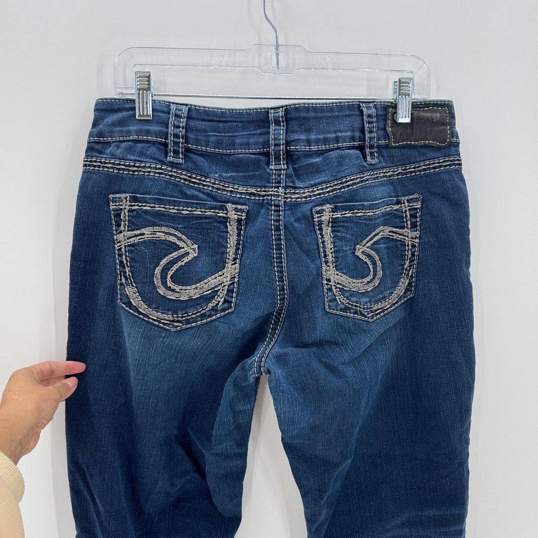 Silver Jeans Co. Silver Jeans suki mid rise straight dark wash size 31x32 Size 31" - 6 Thumbnail