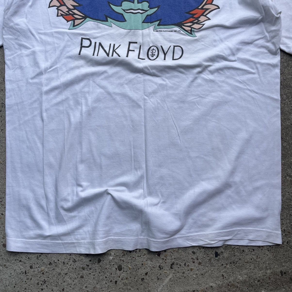 Band Tees × Pink Floyd × Vintage Vintage Pink Floyd 1994 tee division bell white rare Size US XL / EU 56 / 4 - 5 Thumbnail