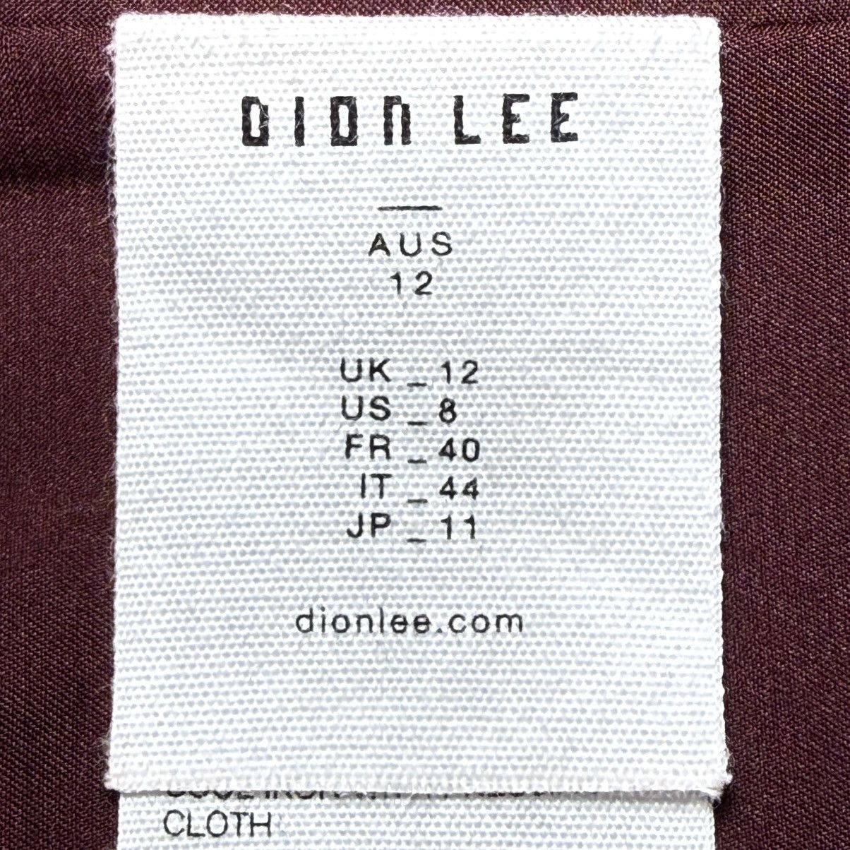 Dion Lee Dion Lee Double Arch Bustier Top in Oxblood Size M / US 6-8 / IT 42-44 - 4 Thumbnail