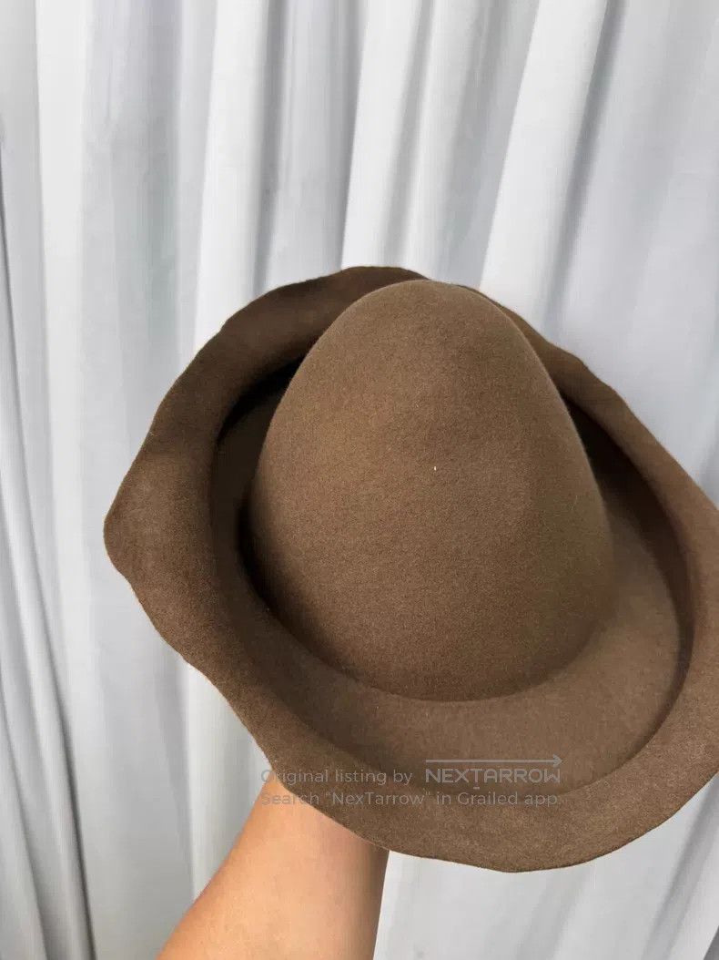 Comme des Garcons Comme Des Garcons Egg-shaped hat with unique irregular des Size ONE SIZE - 2 Thumbnail