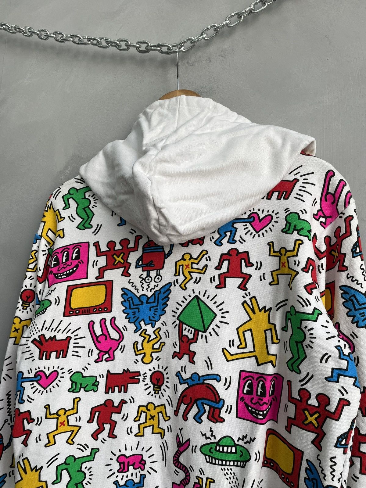 Keith Haring Keith Haring Full Print Hoodie Big Bang Art japanese style Size US M / EU 48-50 / 2 - 10 Thumbnail