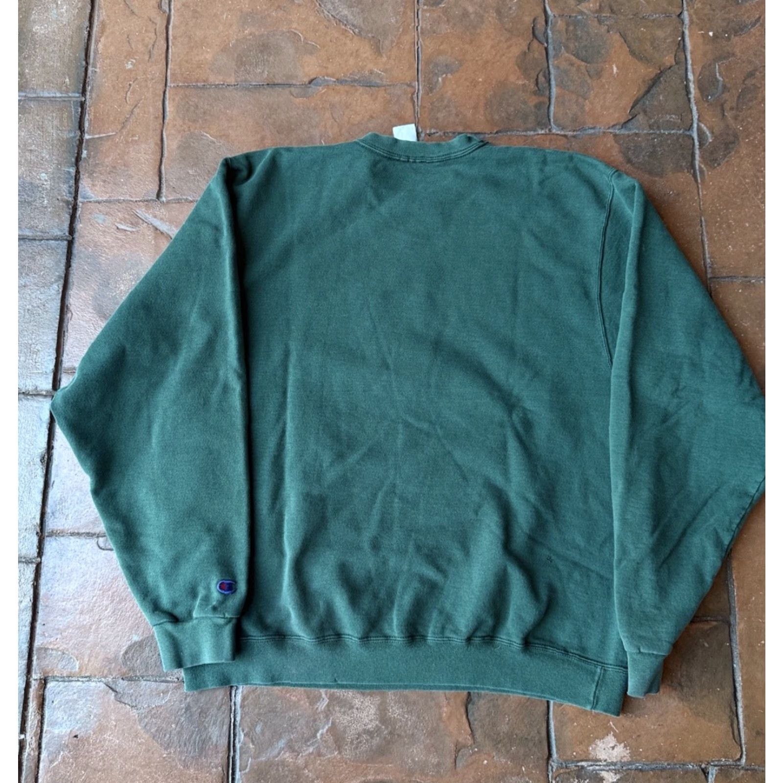 Champion VINTAGE Champion Athletics Crew Neck Sweatshirt Large Embroidered USA Green Men L Sweatshirt Size US L / EU 52-54 / 3 - 3 Thumbnail