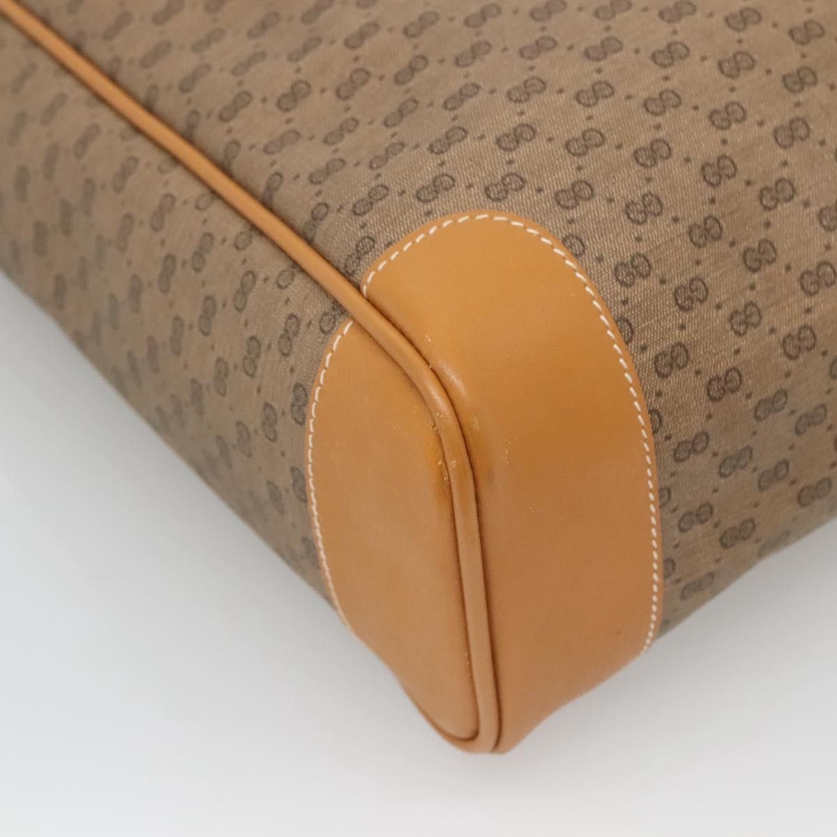Gucci GUCCI Micro GG Supreme Tote Bag Pvc Beige Gold 002 39 002 39 Size ONE SIZE - 13 Thumbnail