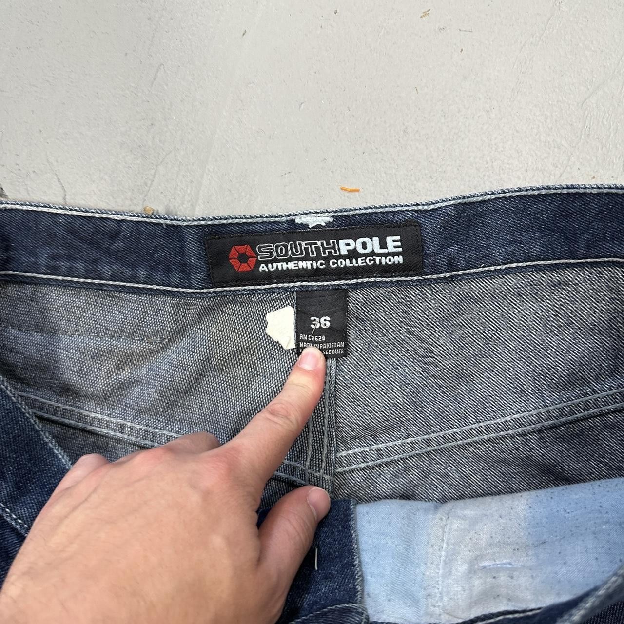 Southpole Y2K Southpole Red Tab Baggy Blue Jeans 34 x 28 Size US 34 / EU 50 - 3 Thumbnail