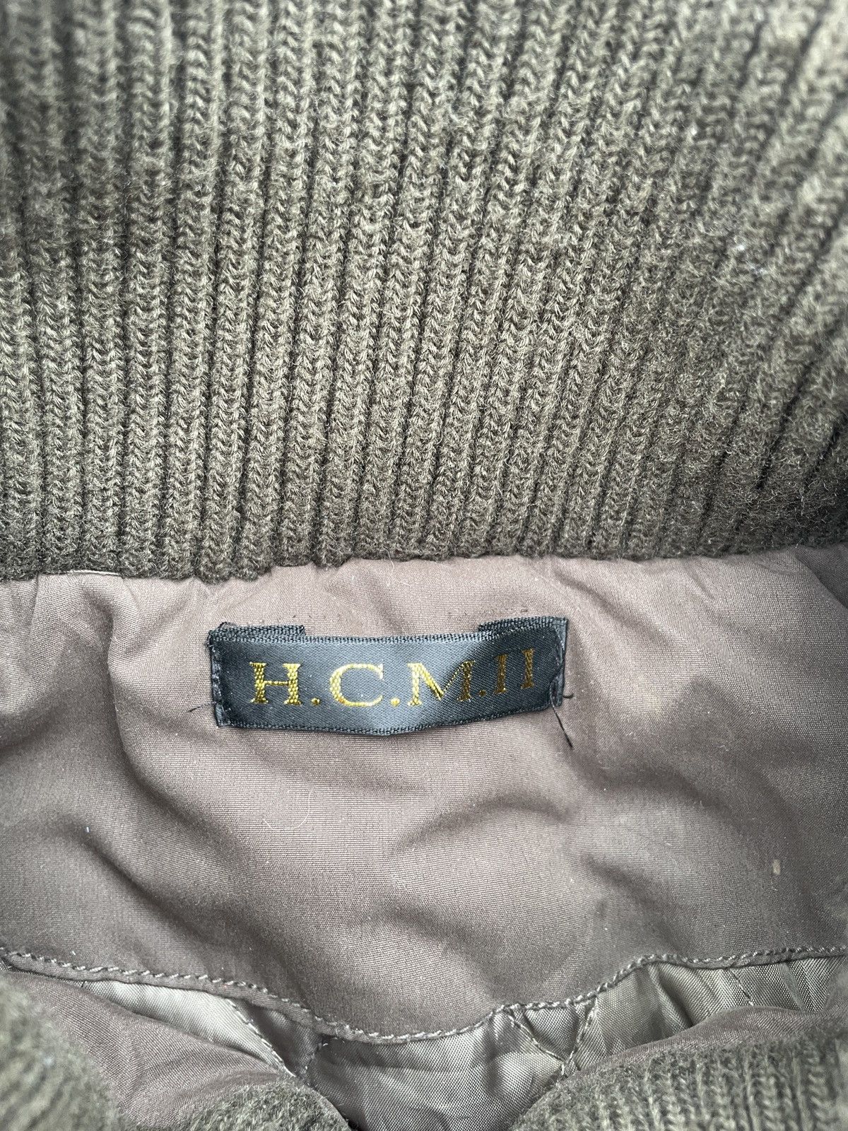 Japanese Brand 2000s JAPANESE BRAND H.C.M.II HOMME HIGH NECK COLLAR JACKET Size US M / EU 48-50 / 2 - 2 Thumbnail