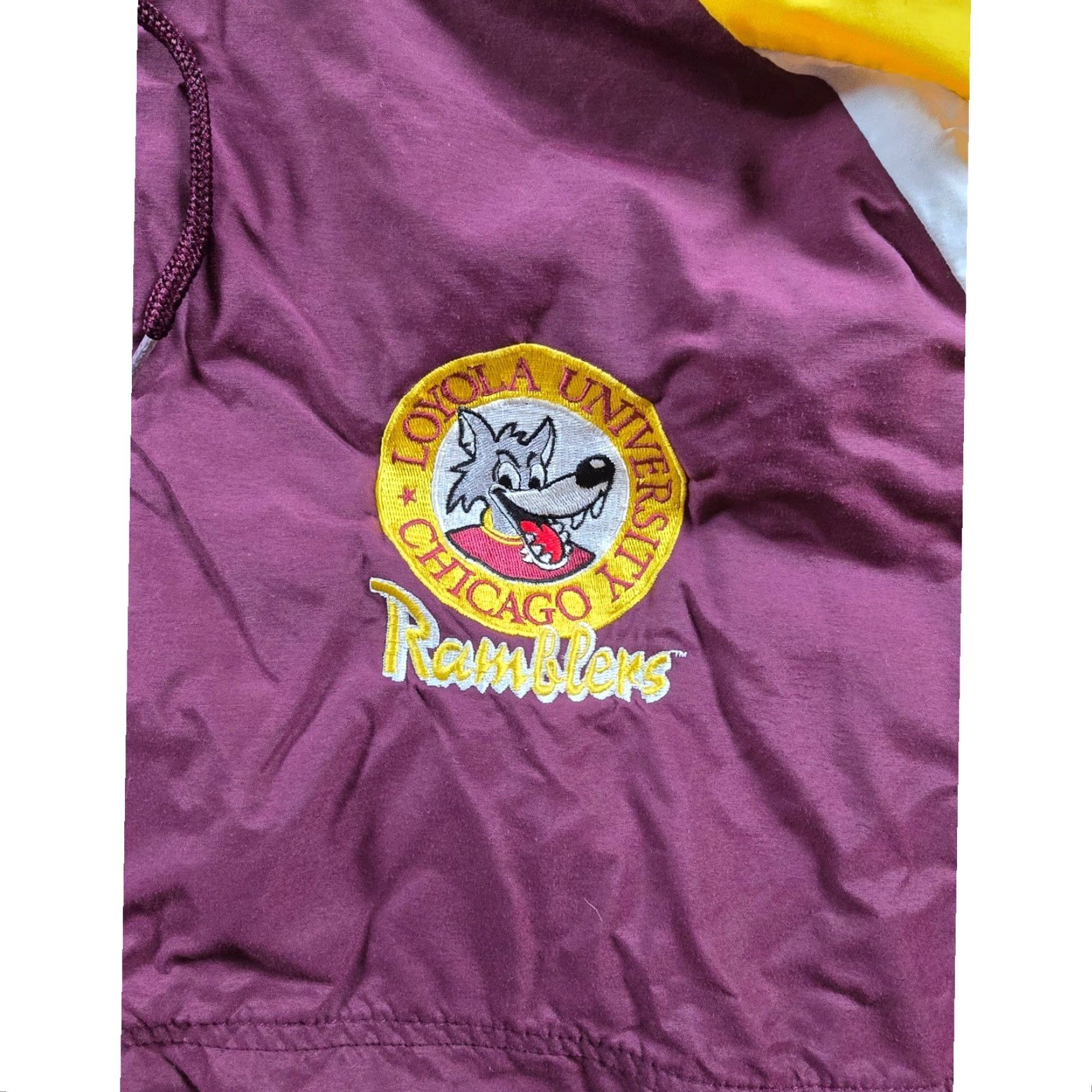 Holloway Vintage Loyola Ramblers Jacket Mens XXL Anorak Lined Holloway USA Made 80s Read Size US XXL / EU 58 / 5 - 2 Thumbnail