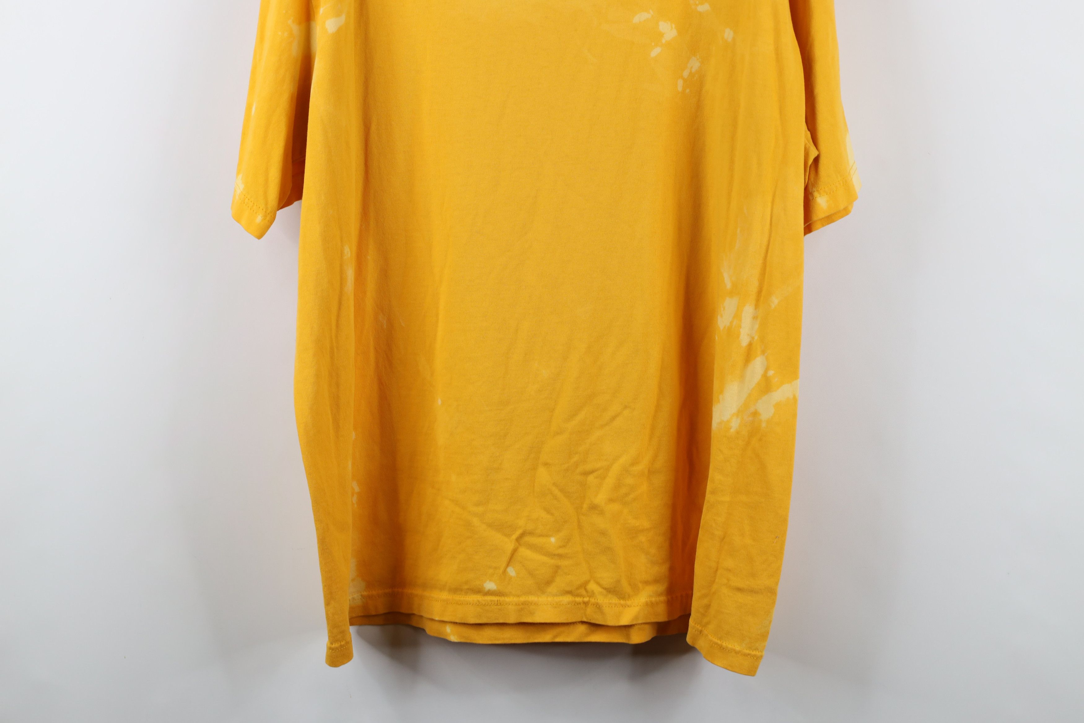 Nautica × Vintage Vintage 90s Nautica Competition Acid Wash T-Shirt Yellow USA Size US L / EU 52-54 / 3 - 14 Thumbnail