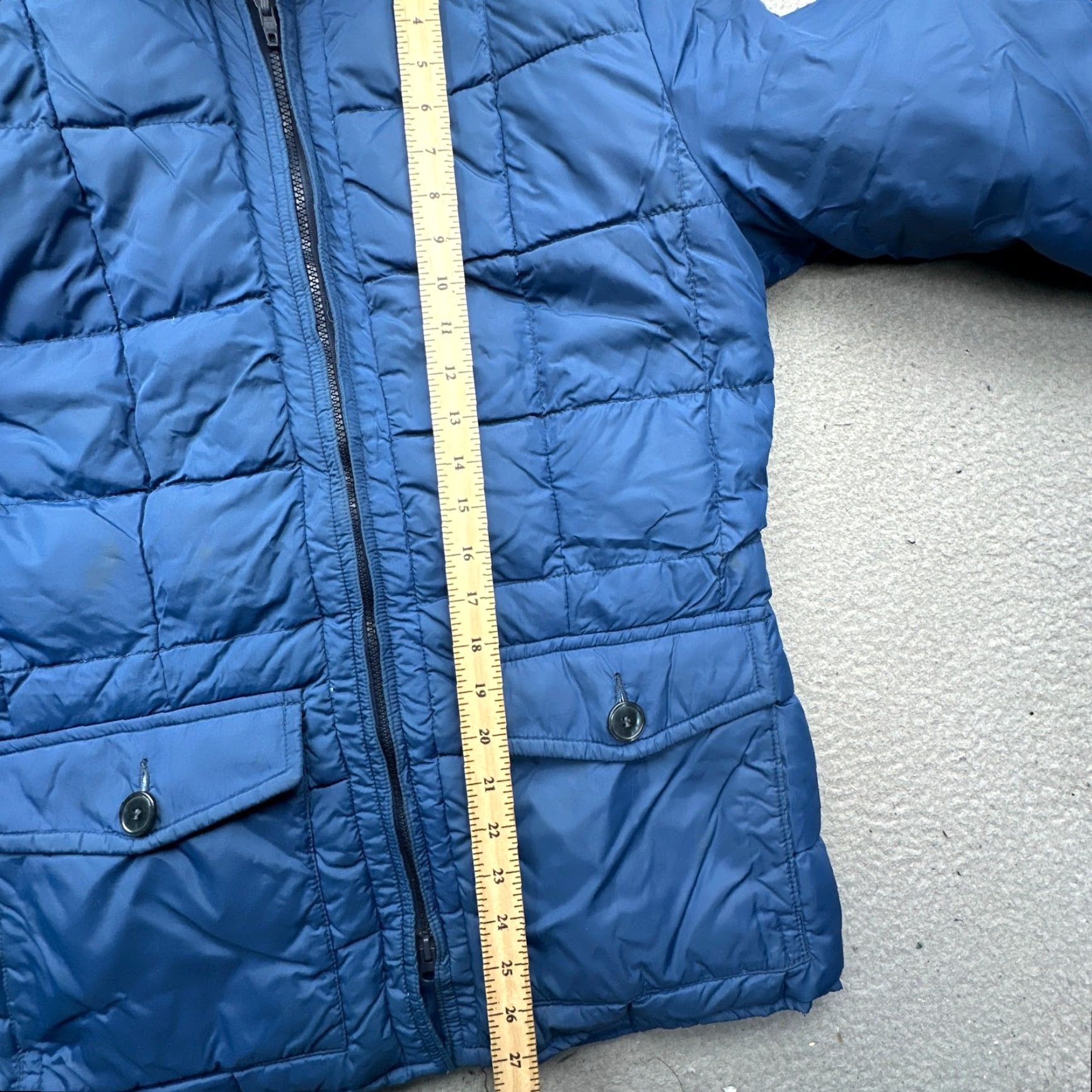 Eddie Bauer VINTAGE Eddie Bauer Down Goose Down Puffer Jacket Womens L Blue Quilted Zip Hooded Long 60s Leisure Size L / US 10 / IT 46 - 5 Thumbnail