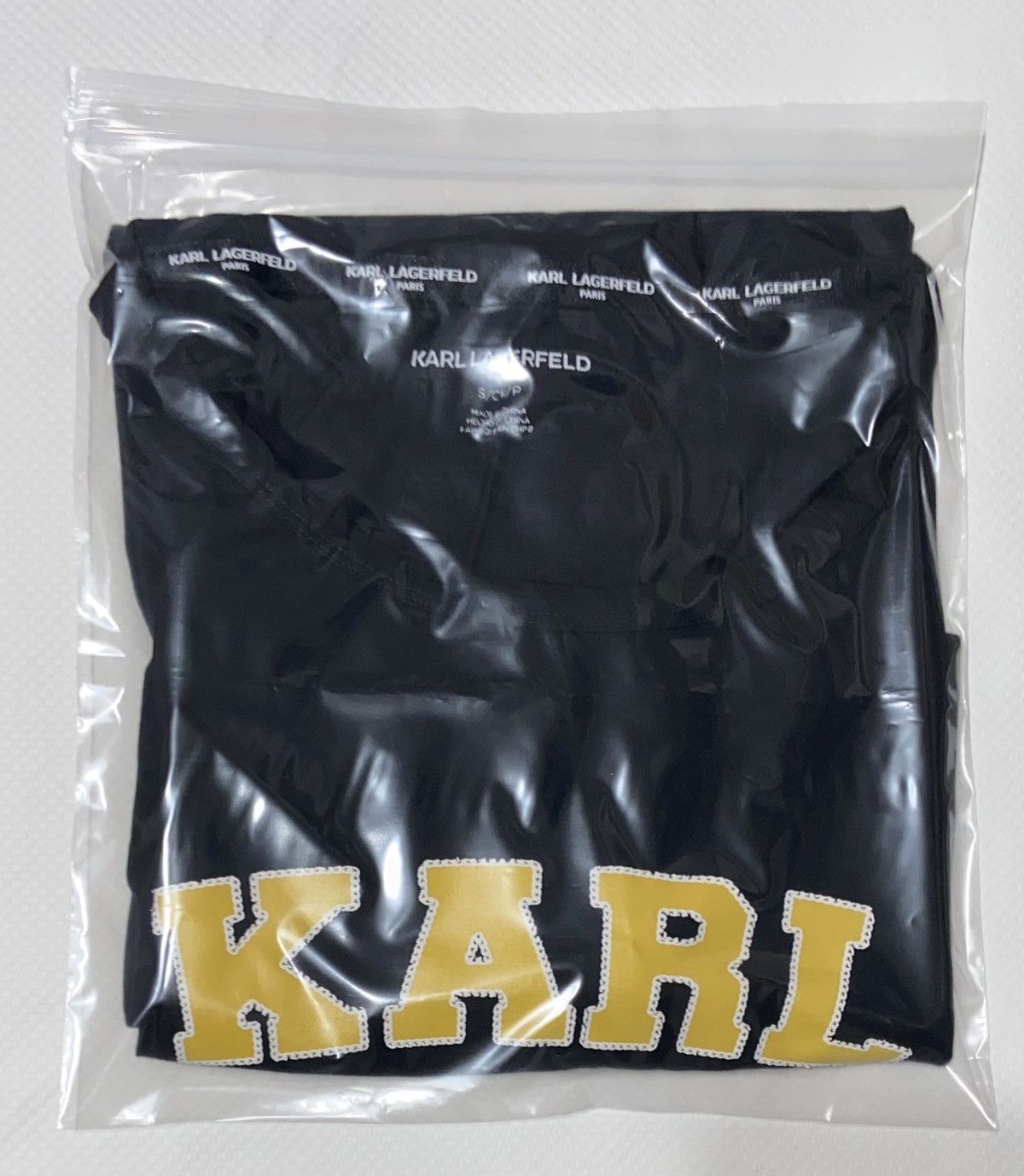 Karl Lagerfeld Karl Lagerfeld Mens Logo Black Cotton Tank Top S Size US XS / EU 42 / 0 - 9 Thumbnail