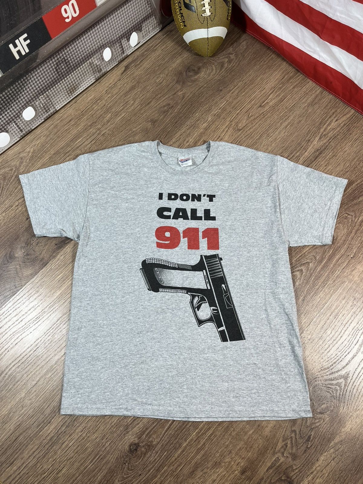 Band Tees Vintage I Don’t Call 911 T Shirt Size L Size US L / EU 52-54 / 3 - 1 Thumbnail