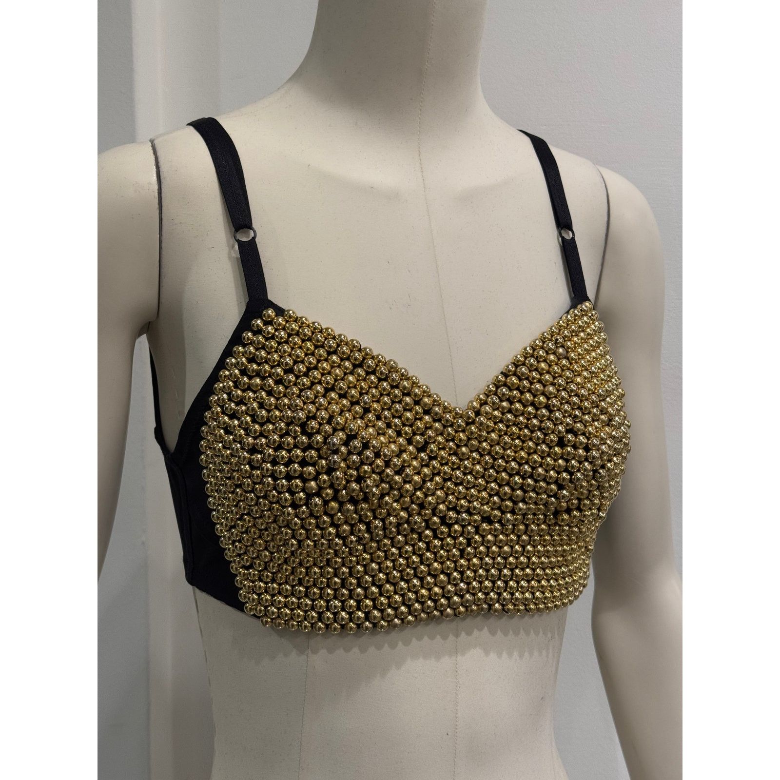 Dolce & Gabbana S/S1992 Dolce & Gabbana runway pearl corset bustier top Size M / US 6-8 / IT 42-44 - 3 Thumbnail