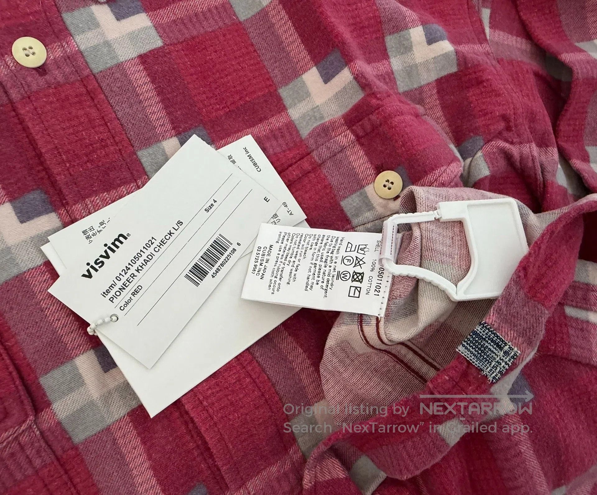 Visvim VISVIM 24SS PIONEER KHADI CHECK SHIRT. Size US XL / EU 56 / 4 - 6 Thumbnail