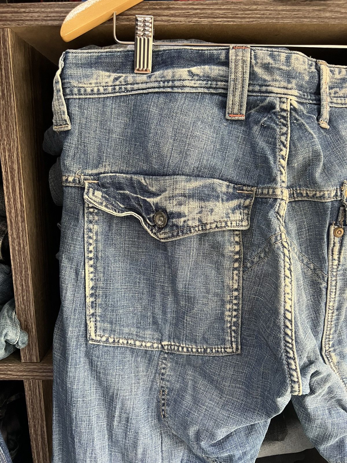 G-Star 🔥G-Star Raw Double Knees Distressed Denim Size US 37 - 14 Thumbnail