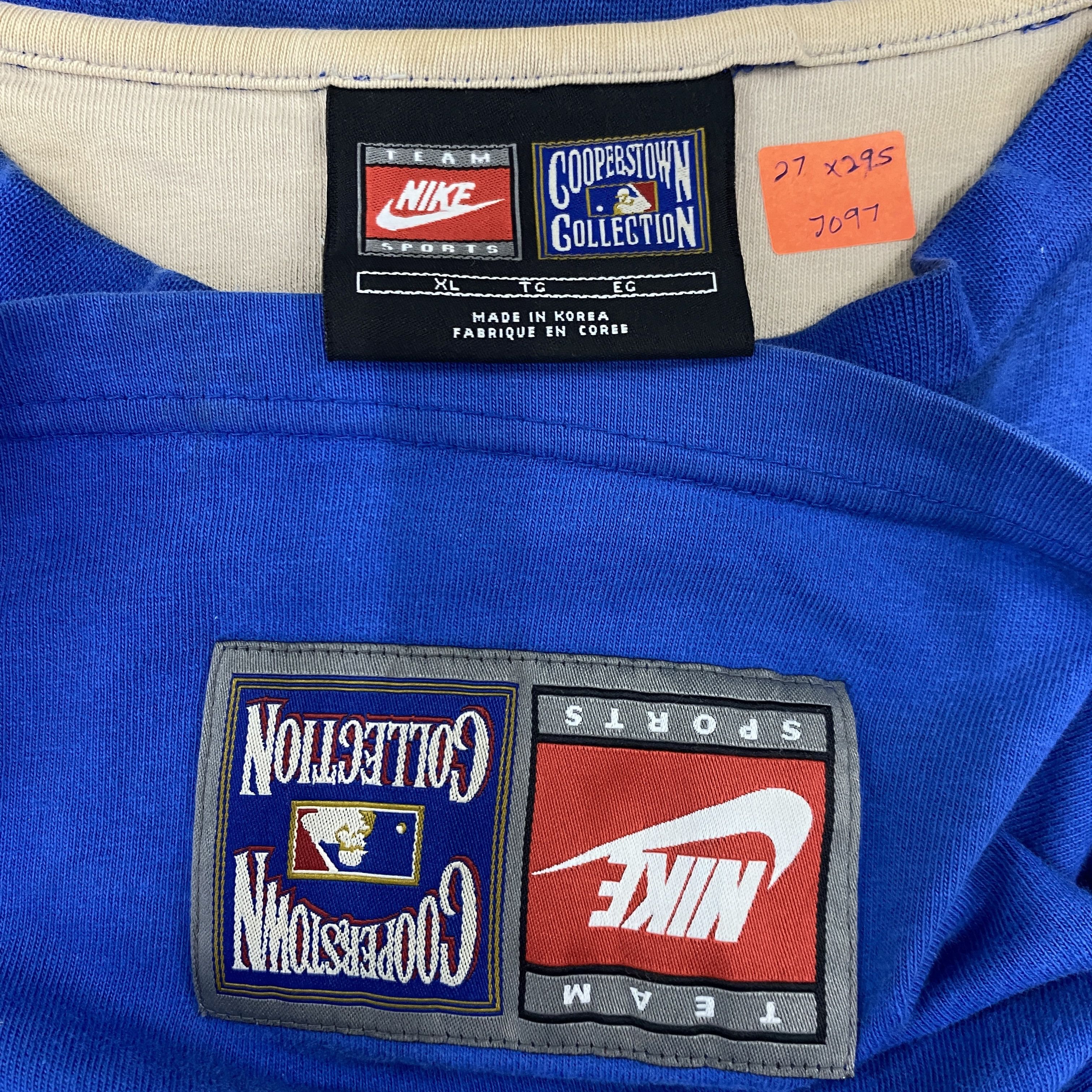 Cooperstown Collection Vintage Nike MLB "Los Angeles Dodgers" Tshirt - J097 Size US XXL / EU 58 / 5 - 7 Thumbnail