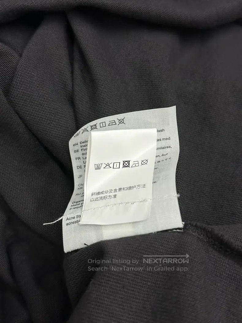 Acne Studios Acne Studios Purple Letter Short Sleeve T-Shirt Size US M / EU 48-50 / 2 - 7 Thumbnail