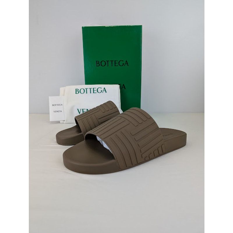 Bottega Veneta o1rshd1 Rubber Carpet Slider Sandal in Jute Size US 7 / EU 40 - 3 Thumbnail