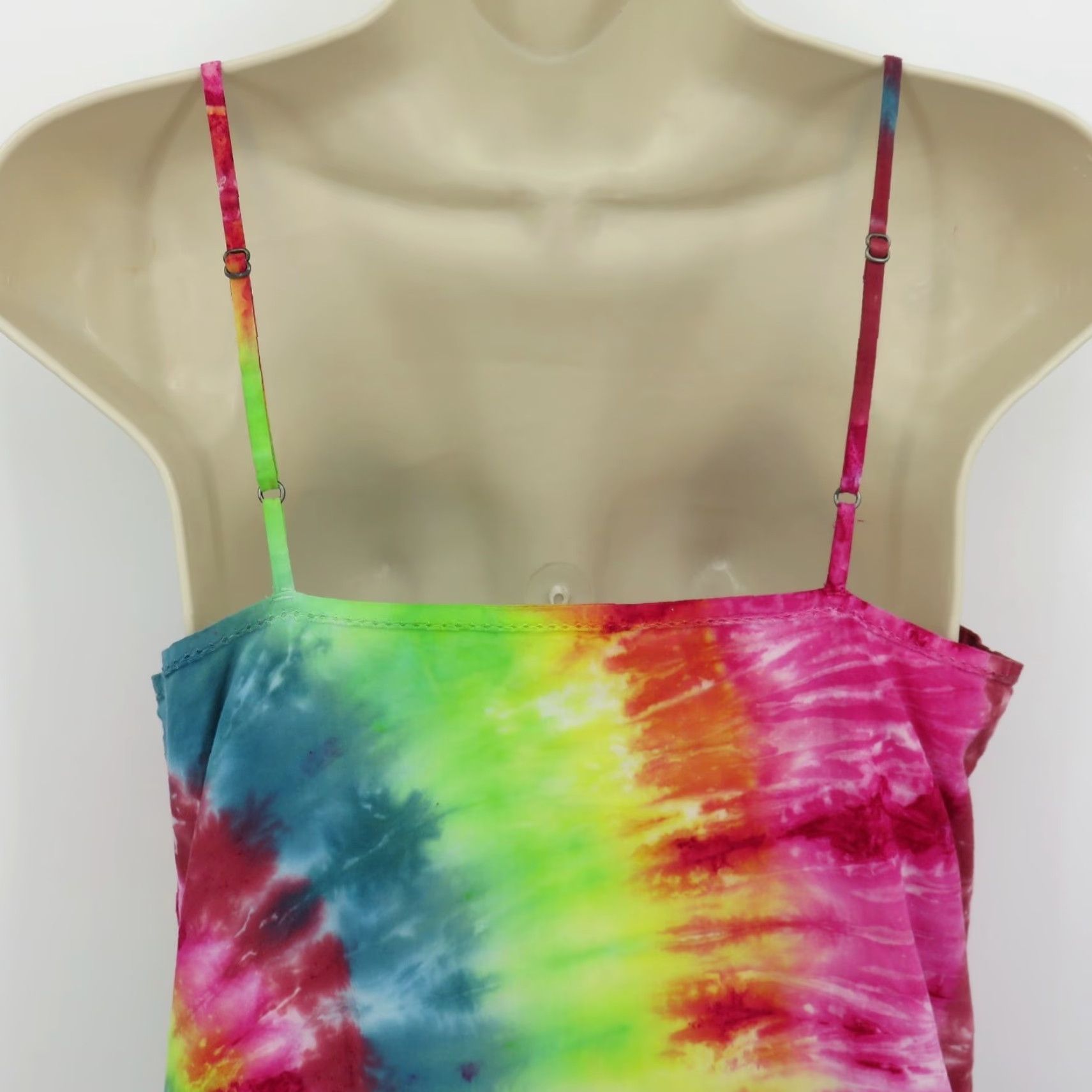 Mossimo Mossimo Supply Co Women Small Tie Dye Spaghetti Strap Tank Top Button Pleated Size S / US 4 / IT 40 - 7 Thumbnail