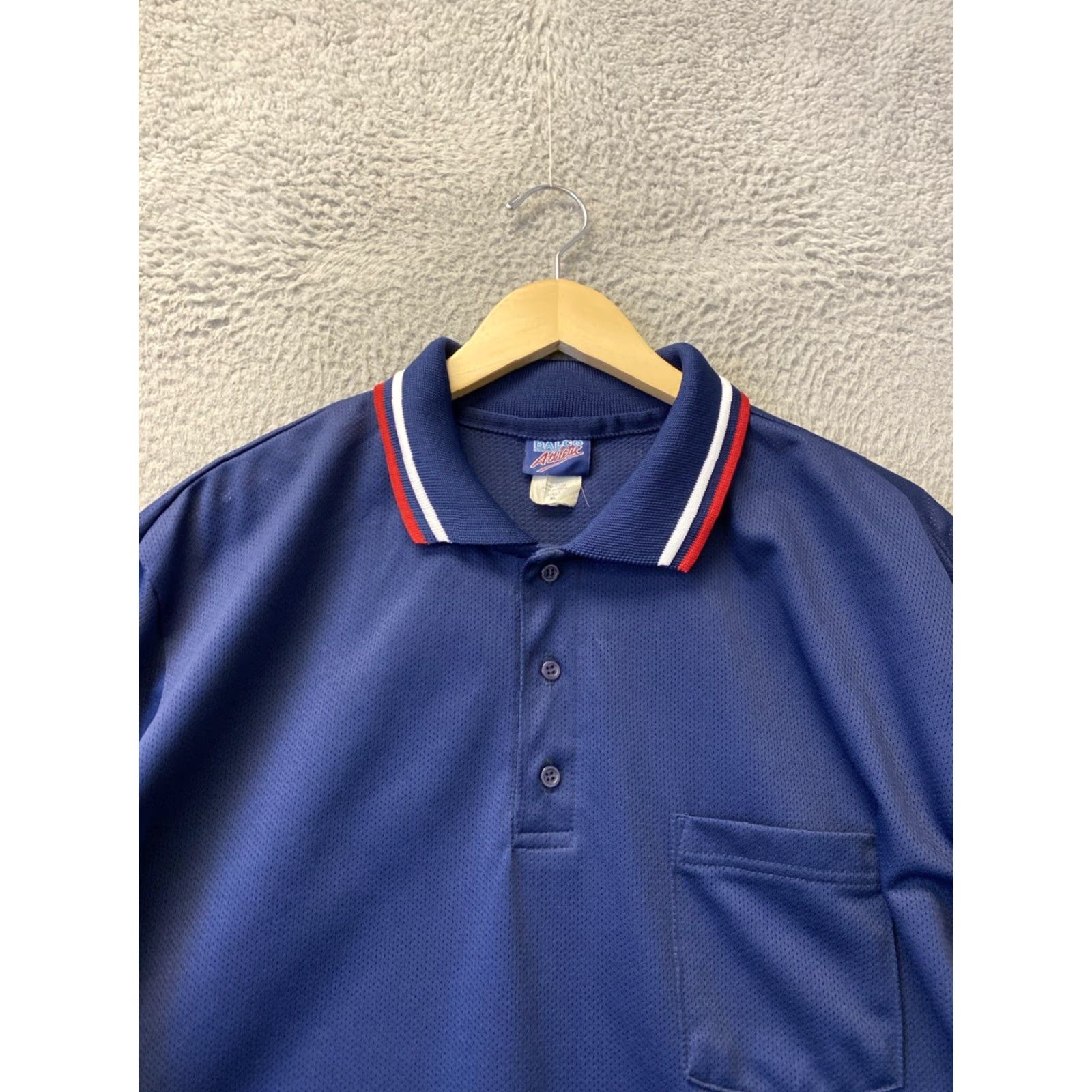 Vintage Vintage Dalco Athletic Polo Shirt Men L Blue Short Sleeve Made in USA 140-24 Size US L / EU 52-54 / 3 - 2 Thumbnail