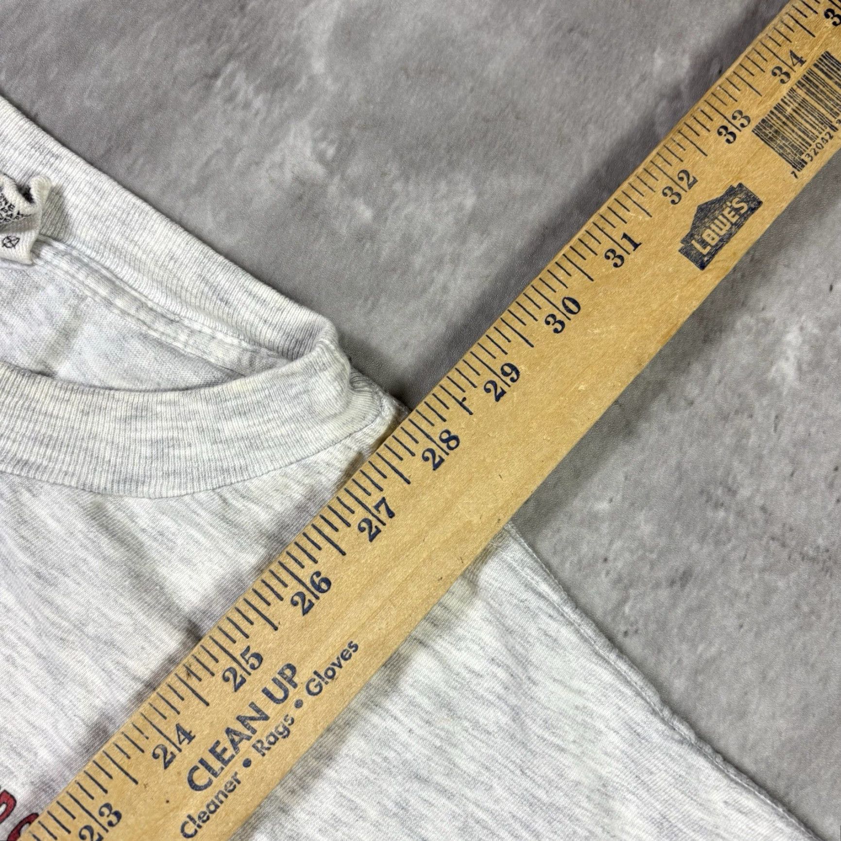 Gildan VINTAGE Worcestet Street Brewing T Shirt Beer Promo XL Gray Gildan Men Crew Neck Short Sleeve Graphic Print 90s Mens Size US XL / EU 56 / 4 - 4 Thumbnail